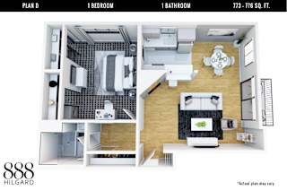 Floor Plan 1+1 Furnished