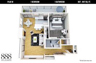 Floor Plan 1+1 Furnished