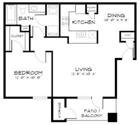 One Bedroom One Bath