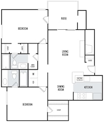 The Ivy Floor Plan at Hunters Chase, Greensboro, North Carolina