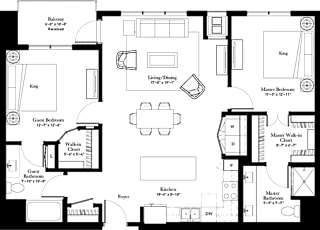 Hyssop apartment floor plan
