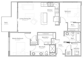 Dawn (C4.2) two bedroom two bathroom at Haven at Uptown