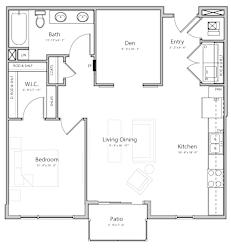 Peace (B6) one bedroom one bathroom at Haven at Uptown