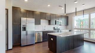 kitchen in mocha style finish