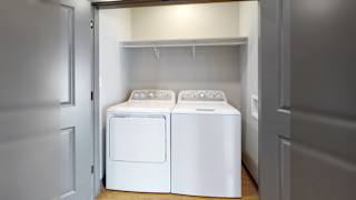In unit washer and dryer at Haven at Uptown in Lincoln, NE
