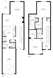 the 2-bedroom Gibbs Hill floorplan at Southwind Villas in La Vista, NE