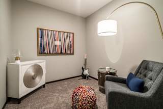 Den in 1 bedroom apartment for rent at The Conrad in the blackstone district in Omaha NE