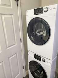 a stackable washer and dryer