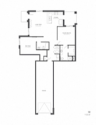 Shenandoah two bedroom floor plan at The Villas at Mahoney Park