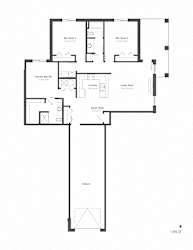 Yellowstone three bedroom floor plan at The Villas at Mahoney Park