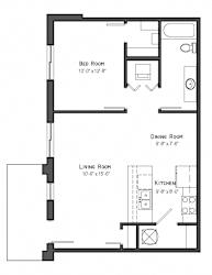 Zion one bedroom floor plan at The Villas at Mahoney Park