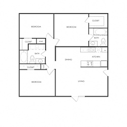 C - 1142 sqft