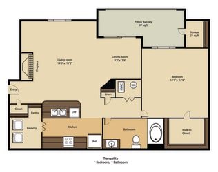 1 Bedroom 1 Bath