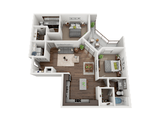 2 bed 2 bath C at The Grand at Manor Apartments, Manor, 78653