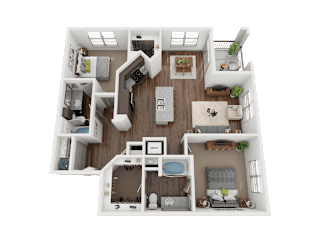 2 bed 2 bath D at The Grand at Manor Apartments, Manor, Texas