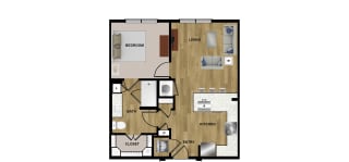 A2a Floor Plan at Brixton South Shore, Texas