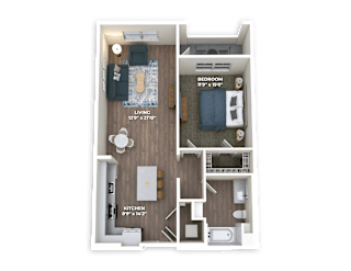 A21 Floor Plan at Panorama Riverpark, Oxnard, CA