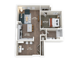 A7 Floor Plan at Panorama Riverpark, California, 93036