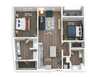 B24 Floor Plan at Panorama Riverpark, Oxnard, 93036