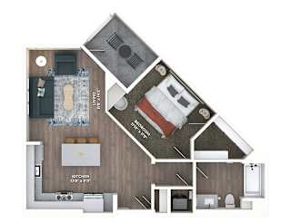 A1 Floor Plan at Panorama Riverpark, California, 93036