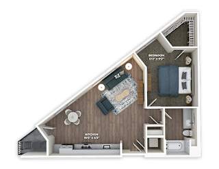 A5 Floor Plan at Panorama Riverpark, Oxnard