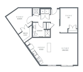 C1b Henderson floor plan at Union Berkley