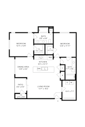 2 Bedroom/2 Bath Zerzura Apartments Las Vegas Nevada