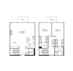 Floor Plan Los Angeles - Penthouse