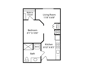 Floor Plan A1 - Large Studio