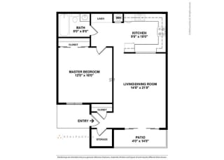 a floor plan of a house