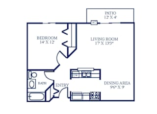 Floor Plan One Bedroom