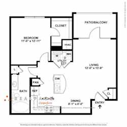 2D Floor plan rendering