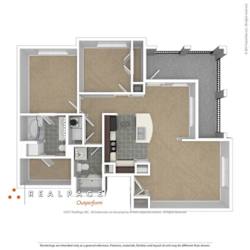 3D Floor plan rendering