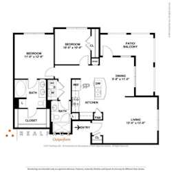 2D Floor plan rendering