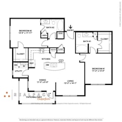 2D Floor plan rendering