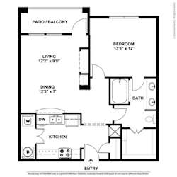2D rendering of floor plan