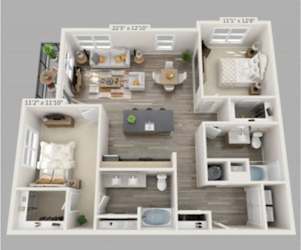 RAVENEL-1 Floor Plan at The Ashley, South Carolina, 29407