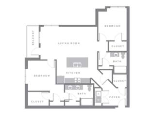 RUCKER-2 Floor Plan at The Ashley, South Carolina
