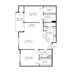2D Floor plan rendering