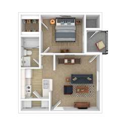 3D Floor plan rendering