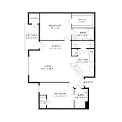 2D Floor plan rendering
