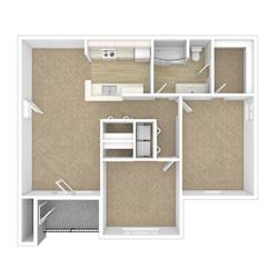 TN_Nashville_ParcatMetroCenter_2b2b 3D Unfurnished