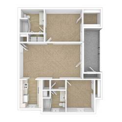 ParcAtMetroCenter_TN_2b2b_3D Unfurnished
