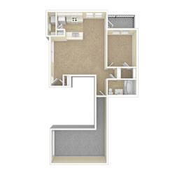 3D Floor plan rendering