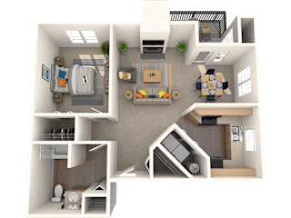 the living room floor plan of a 2100 sq ft apartment