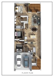 Jemison Floor Plan, PLAN 1611, 3 Bed 2 Bath, 1611 SQ.FT.