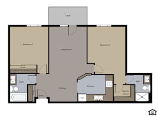 bedroom floor plan | the madison at ballston station