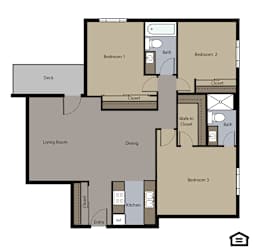 bedroom floor plan | the madison at ballston station