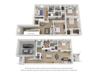 our apartments have a spacious floor plan with bedrooms and bathrooms