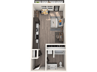studio floorplan